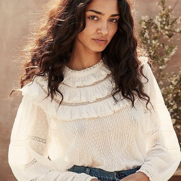 Doen Atalia ruffle top NWT size xs - Picture 11 of 11